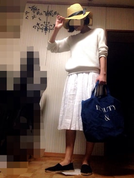 「ハットコーデ」｜あろまんØさん（レディース・160cm）の春コーディネート