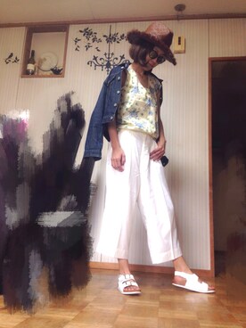 「UNITED ARROWS（ユナイテッドアローズ）のアイテム（ピアス（両耳用））」を使った、あろまんØさん（レディース・160cm）の夏コーディネート