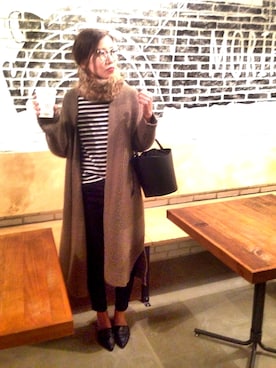 「スリッパ」｜「アイテム（その他）」を使った、あろまんØさん（レディース・160cm）の秋コーディネート