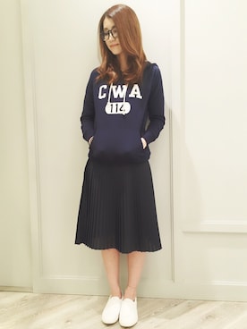 「Champion別注」｜zonoさん（レディース・166cm）の冬コーディネート