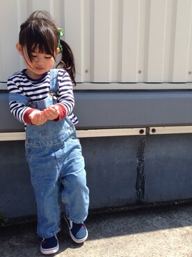 ろし子さん（キッズ・90cm）の春コーディネート