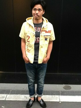 正さん(メンズ・170cm)の夏コーディネート