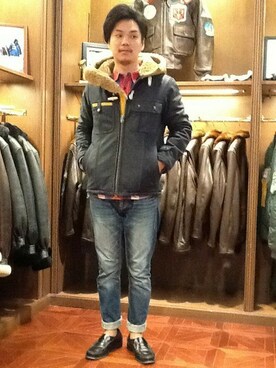 正さん（メンズ・170cm）の秋コーディネート