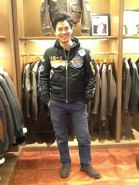 正さん（メンズ・170cm）の冬コーディネート