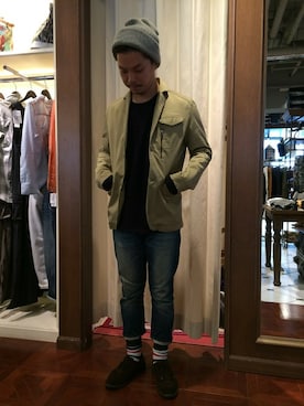 正さん（メンズ・170cm）の春コーディネート