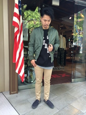 正さん（メンズ・170cm）の秋コーディネート