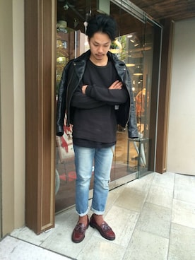 正さん（メンズ・170cm）の秋コーディネート