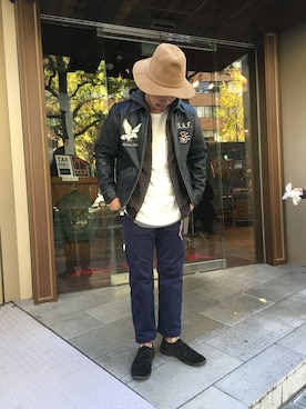 avirex/ アヴィレックス/ COW VINTAGE SUKA JACKET/ カウ