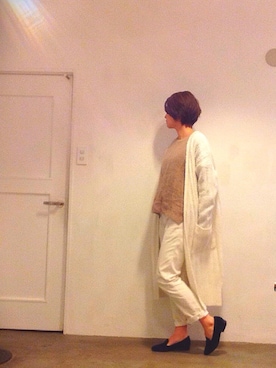 「enchanted（エンチャンテッド）のアイテム」を使った、AZUさん（レディース・160cm）の冬コーディネート