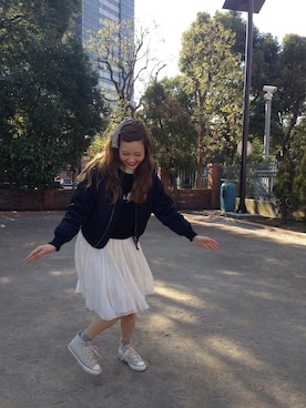 田中里奈さん(レディース・158cm)の冬コーディネート