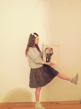 田中里奈さん(レディース・158cm)の冬コーディネート