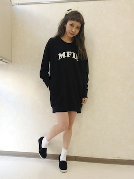 田中里奈さん（レディース・158cm）の春コーディネート