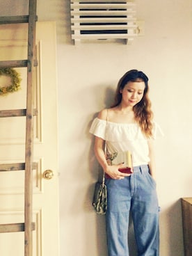 田中里奈さん（レディース・158cm）の夏コーディネート