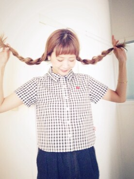 田中里奈さん（レディース・158cm）の夏コーディネート