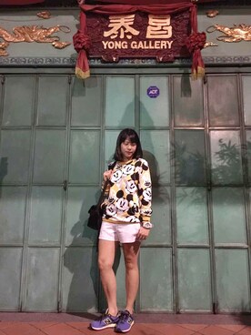 「wearsg」｜「アイテム（ショルダーバッグ）」を使った、MerlizaLimさん（レディース・160cm）の冬コーディネート