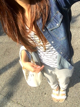 「Episode（エピソード）のアイテム」を使った、😎🛀🏻AnCHUU🏄🙌🏻さん（レディース・157cm）の春コーディネート