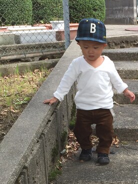 ちゅーせんさん（キッズ・80cm）の秋コーディネート