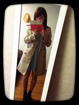 「MK MICHEL KLEIN（エムケーミッシェルクラン）のアイテム（トレンチコート）」を使った、あいさん（レディース・163cm）の春コーディネート