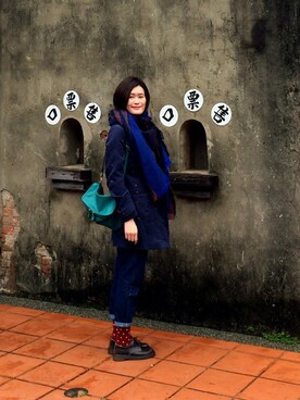 「Gozo（ゴソ）のアイテム（ジャケット/アウター）」を使った、Kaoriさん（レディース・167cm）の春コーディネート