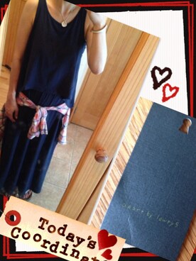 くにぽんさん（レディース・166cm）の夏コーディネート