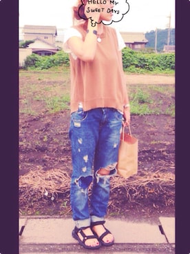 「JOURNAL STANDARD relume（ジャーナルスタンダード　レリューム）のアイテム（その他）」を使った、くにぽんさん（レディース・167cm）の夏コーディネート
