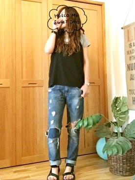 くにぽんさん（レディース・167cm）の夏コーディネート