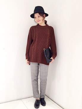 ぐちょめさん（レディース・157cm）の冬コーディネート