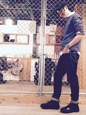 「SUUNTO」｜「アイテム（ブーツ）」を使った、todagoniaさん（メンズ・177cm）の秋コーディネート