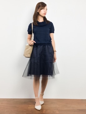 「CLEARIMPRESSION （クリアインプレッション）のアイテム（バッグ）」を使った、KIIさん（レディース・160cm）の秋コーディネート