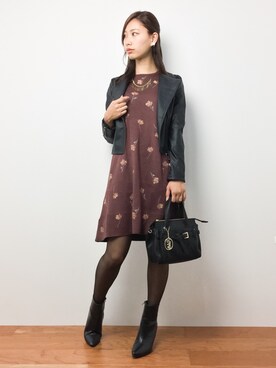 「Riletto（リレット）のアイテム」を使った、KIIさん（レディース・160cm）の秋コーディネート