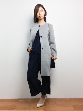 「rps（アールピーエス）のアイテム（その他アウター）」を使った、KIIさん（レディース・160cm）の秋コーディネート