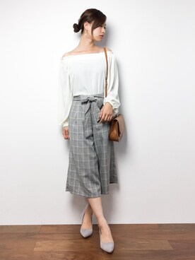 「PATTERN・fiona （パターンフィオナ）のアイテム（パンツ）」を使った、KIIさん（レディース・160cm）の秋コーディネート