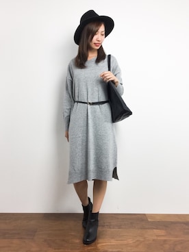 「chapter world（チャプターワールド）のアイテム（バッグ）」を使った、KIIさん（レディース・160cm）の秋コーディネート