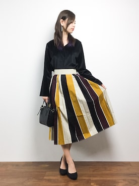 「rps（アールピーエス）のアイテム（その他トップス）」を使った、KIIさん（レディース・160cm）の秋コーディネート