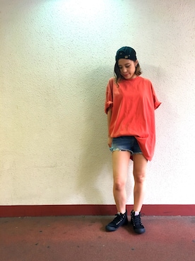 「フェススタイル」｜「アイテム（ワンピース/ドレス）」を使った、NAGAさん（レディース・158cm）の夏コーディネート