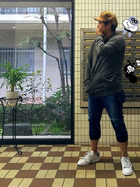 「アイテム（アンクレット）」を使った、おあさん（メンズ・170cm）の春コーディネート