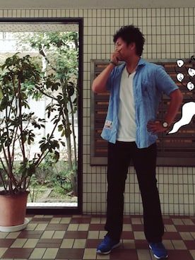 おあさん(メンズ・170cm)の夏コーディネート