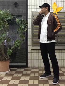 「BEAMS BOY（ビームスボーイ）のアイテム（腕時計）」を使った、おあさん（メンズ・170cm）の秋コーディネート