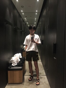 「I.Tのアイテム」を使った、トクスさん（メンズ・172cm）の夏コーディネート