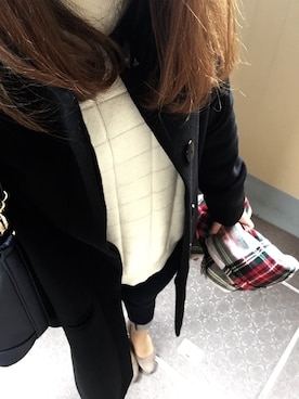 「NATURAL BEAUTY BASIC（ナチュラルビューティーベーシック）のアイテム（ダウンジャケット/コート）」を使った、Ka-koさん（レディース・160cm）の秋コーディネート