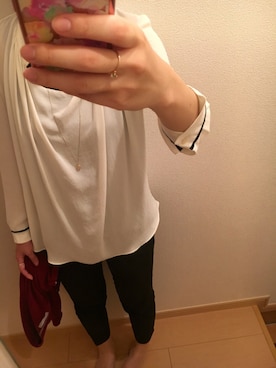 「職場」｜tmkさん（レディース・160cm）の秋コーディネート