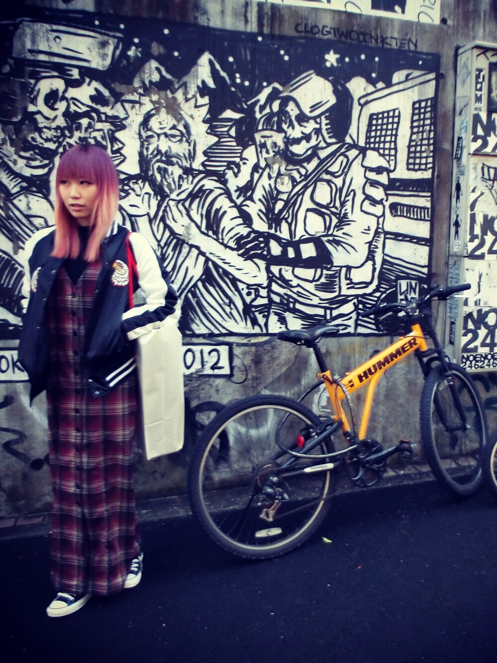「UNIF、provider、TOKYO、格紋」｜「UNIFの【UNIF】NEVERMIND DRESS（ワンピース、その他）」を使った、sylvia🐯MTさん（レディース・161cm）の夏コーディネートの1枚目の写真
