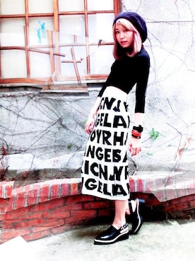 「JOYRICH」｜「アイテム（アナログ腕時計）」を使った、sylvia🐯MTさん（レディース・161cm）の秋コーディネート