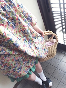 「BUTTERO」｜「アイテム（その他）」を使った、まめさん（レディース・156cm）の春コーディネート