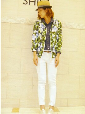 城田さん(レディース・170cm)の春コーディネート