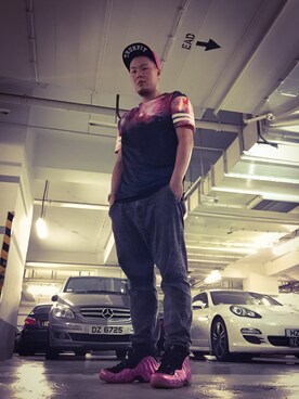 「TOPMAN（トップマン）のアイテム（ジャージ）」を使った、christotrian wk tongさん（メンズ・180cm）の秋コーディネート