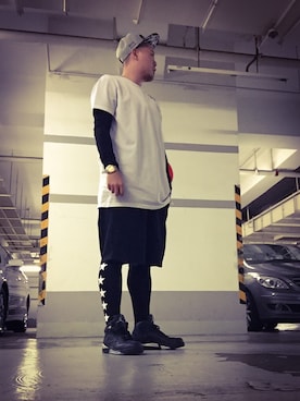 「TOPMAN（トップマン）のアイテム（ジャージ）」を使った、christotrian wk tongさん（メンズ・180cm）の秋コーディネート