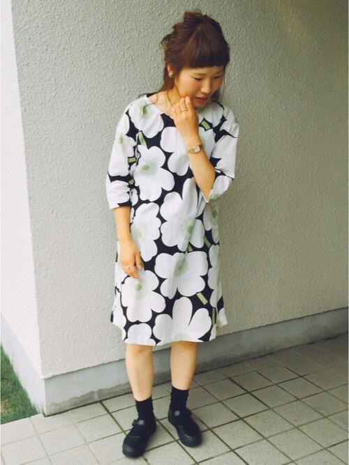 Megumi Marimekkoのワンピースを使ったコーディネート Wear
