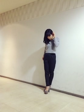 Haruka  Nakaniwaさん（レディース・164cm）の冬コーディネート