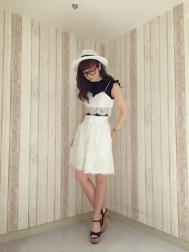 Haruka  Nakaniwaさん（レディース・164cm）の夏コーディネート